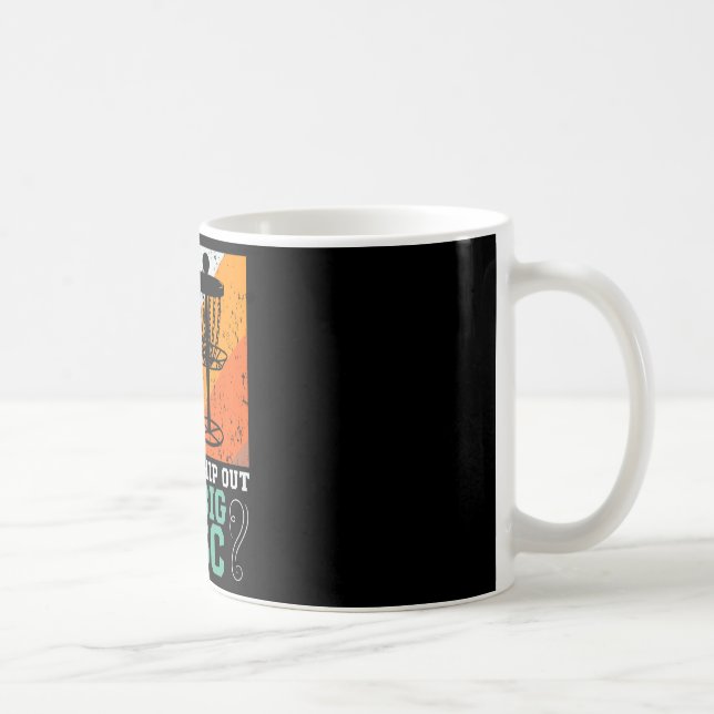 Dags att ta fram mina stora discgolfskisser spelar kaffemugg (Höger)