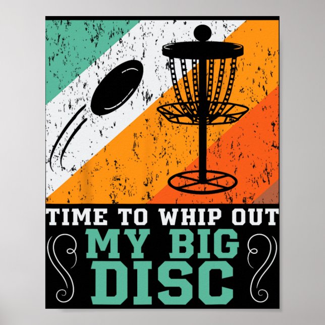 Dags att ta fram mina stora discgolfspelare män poster (Framsidan)
