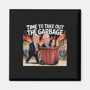Dags att ta ut sopkamala Trump-supportör Magnet