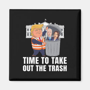 Dags Att Ta Ut Soporna Rolig Trump Magnet