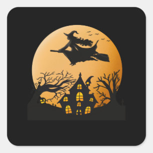 Dags att tala igen Halloween-roligt Fyrkantigt Klistermärke