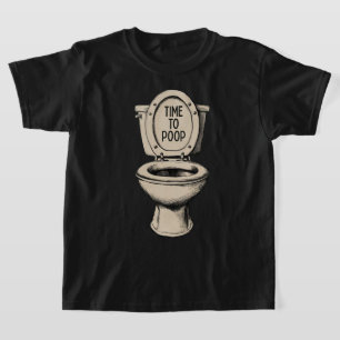 Dags att Toa Rolig Toalett T Shirt