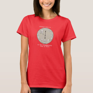 Dags att tro Little Boy och Clock T Shirt