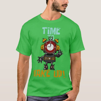 Dags att vakna upp från Surreal Steampunk Alarm Cl T Shirt
