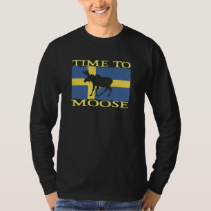 Dags att visa älgtid i Skandinavien Souvenir Sveri T Shirt