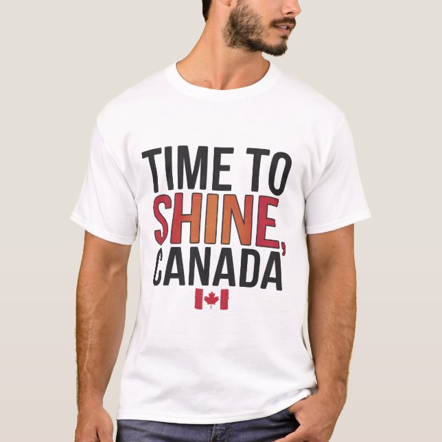 Dags att visa Kanada T Shirt (Framsida)