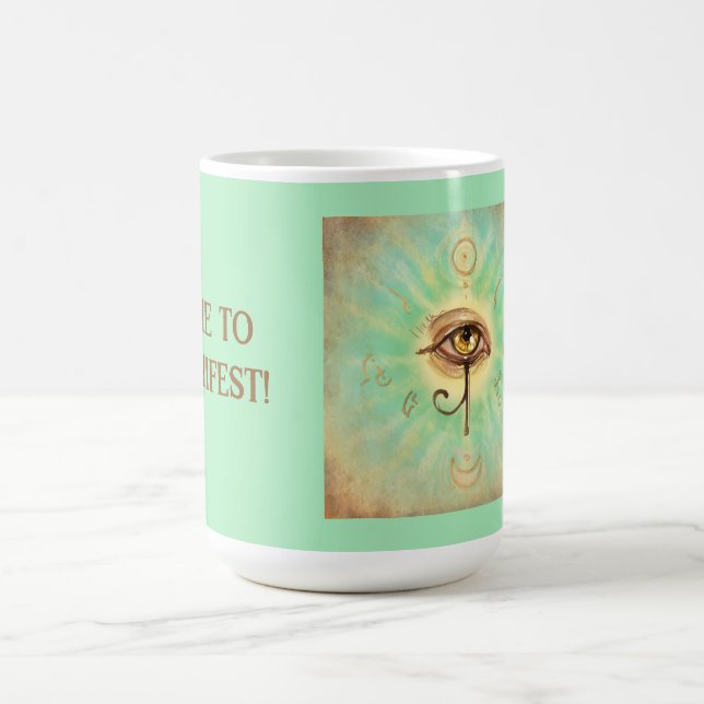 Dags att visa! - magi med egyptiska magi kaffemugg (Center)