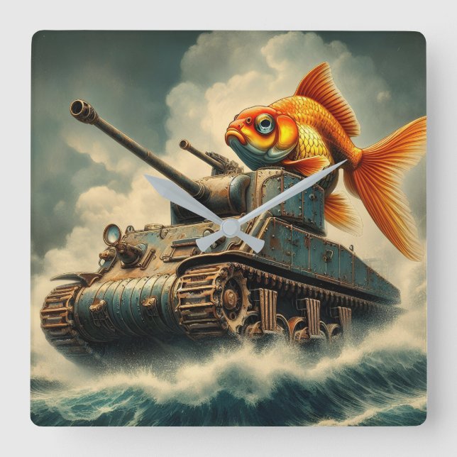 "Dags för Äventyr" väggklocka (Framsida)