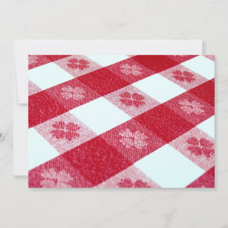 Dags för den rödkontrollerade duken!