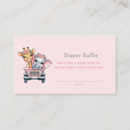 Dags för en Aventure Girl Diaper Raffle Visitkort