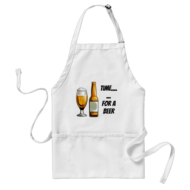 Dags för en Beer Apron Förkläde (Framsidan)