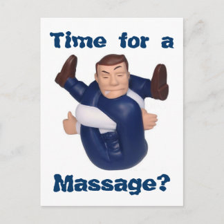 Dags för en massage? vykort
