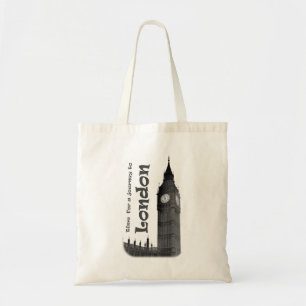 Dags för en resa till London - Tote Bag Tygkasse