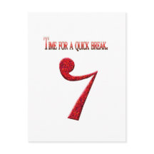 "Dags för en snabbbrytning"