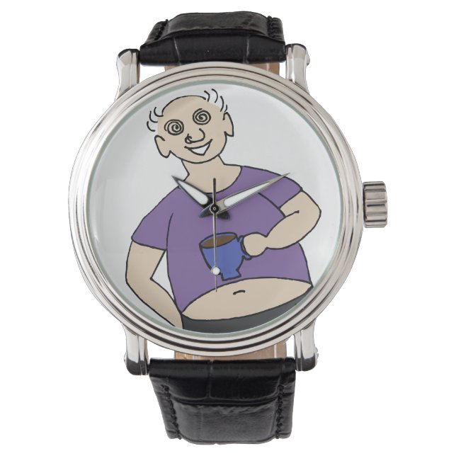 Dags för kaffe! armbandsur (Framsida)