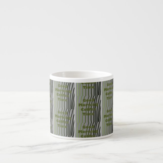 dags för kaffe espressomugg (Framsidan)
