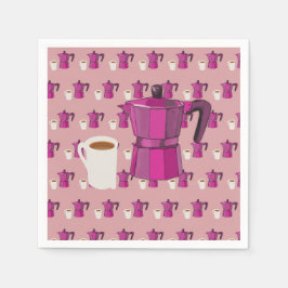Dags för kaffe pappersservett