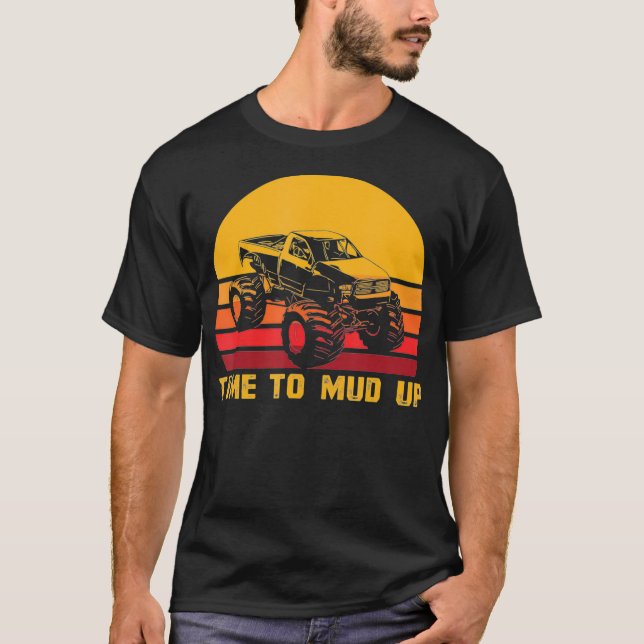 Dags för Lera Bogging Motor Sport Tävla  T Shirt (Framsida)