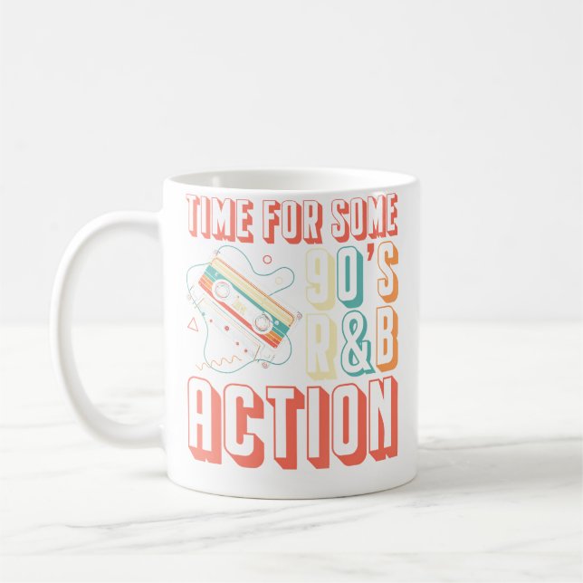 Dags för lite 90-tals Rb-action för musikälskare Kaffemugg (Vänster)