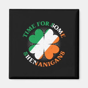 Dags för lite bus St. Patricks Day Irländsk I Magnet