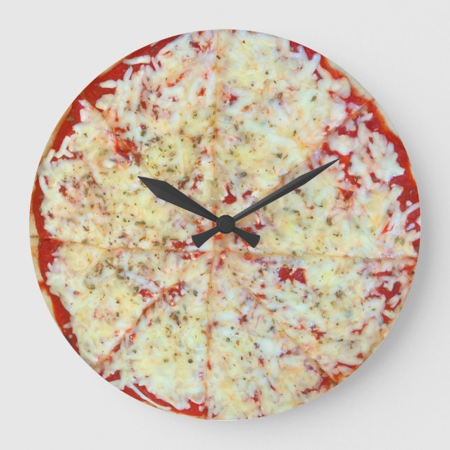 Dags för pizza stor klocka (Framsida)