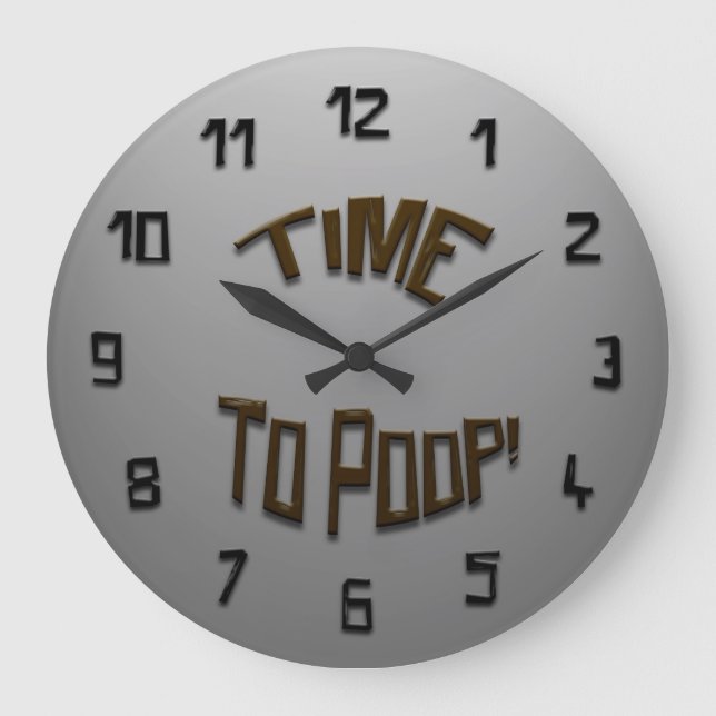 Dags för Poop! Klocka (Framsida)
