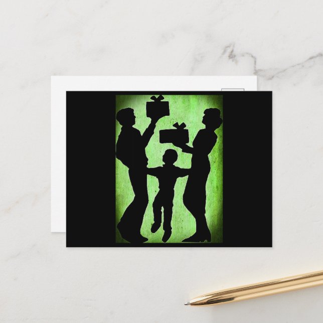 Dags för Presenter! Helg Vykort (Fram/Back In Situ)