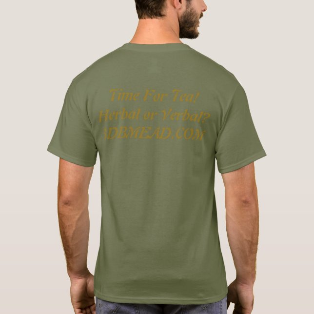 Dags för te! t shirt (Baksida)