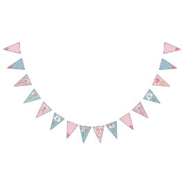 "Dags för Tea" Bunting. Vimplar