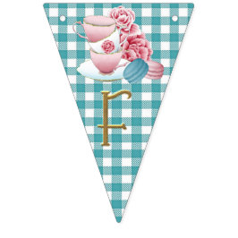 "Dags för Tea" Bunting. Vimplar