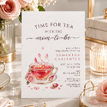 Dags för tekoppsrosor i rosa för baby shower