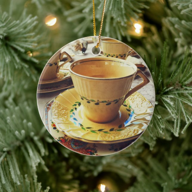 "Dags för Tillsammans" Julgransprydnad Keramik (Träd)