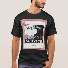 Dags- och nattservice för gammal matchningsbok t shirt