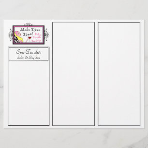 Dagsbroschyrer (spa DIVA Tri-Fold Brochures)