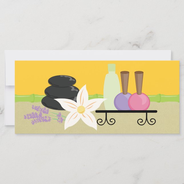 Dagscertifikat för spa- eller Nail Salon Gift-cert (Framsida)