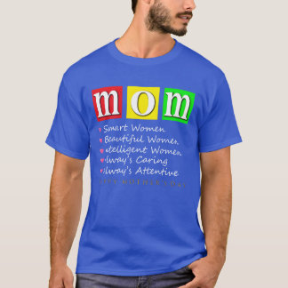 Dagsflicka i mamma lycklig mor t shirt
