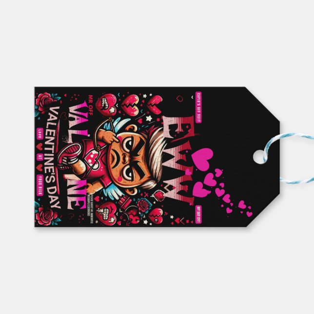 Dagsgåvor från alla hjärtans dagar presentetikett (Framsidan (Horisontell))