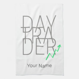 Dagshandlare och kryptovalutor Lagrar Exchange Kökshandduk