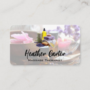 Dagsintervall Bath Salts Oils and Herbal Soaps Visitkort