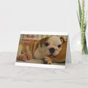 Dagskort för Cute Valentine Helgkort