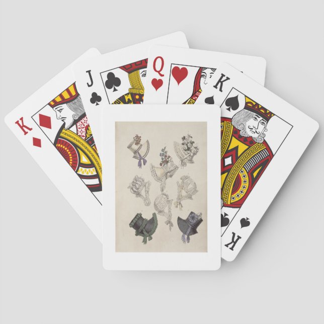 Dagsladdar, mode-plåt från Ackermanns Reposi Casinokort (Baksidan)