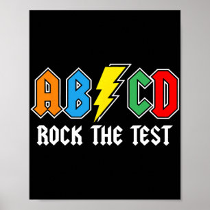 Dagslärare Student Motivational Retro Sten The Te Poster