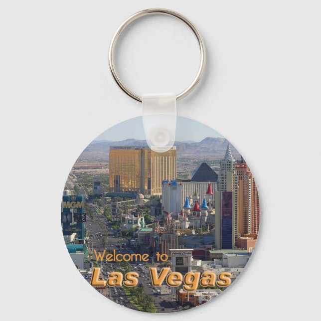 Dagsljus på Las Vegas Strip Nyckelring (Framsida)