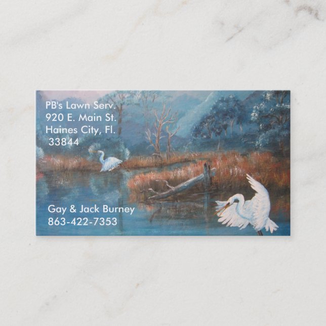 "Dagsljus" visitkort (Framsida)