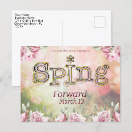 Dagsljussparande Vår Forward Business Vykort