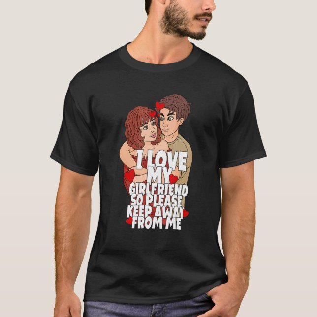 Dagsoffert för Cute Valentine för födelsedagen T Shirt (Framsida)