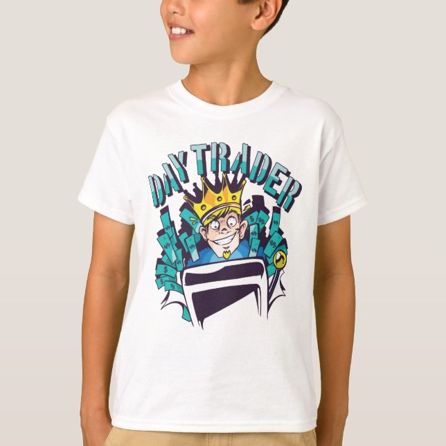Dagspresentidé för aktiehandlare t shirt (Framsida)