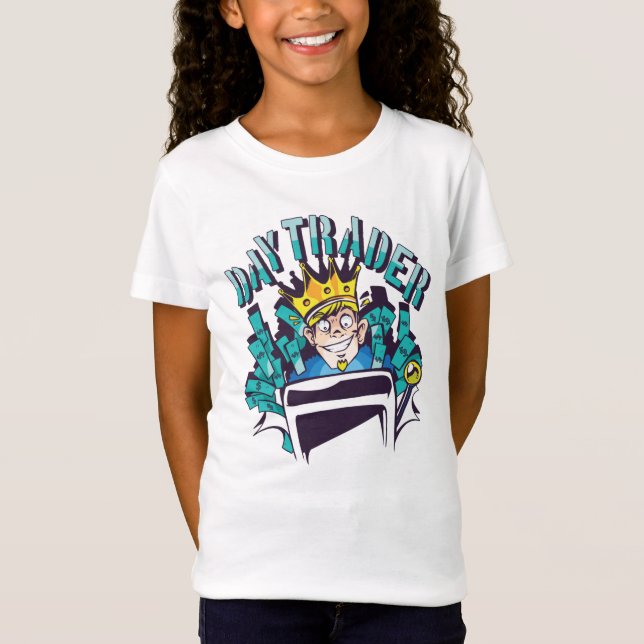 Dagspresentidé för aktiehandlare t shirt (Framsida)