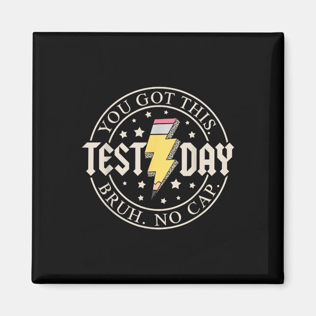 Dagsvis testning av status i stationär miljö - du  magnet (Framsidan)