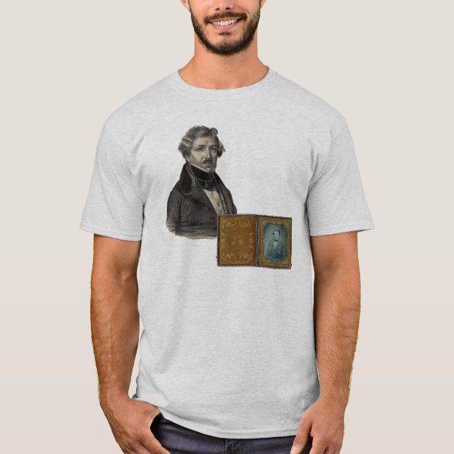 Daguerre och daguerreotypen t shirt (Framsida)